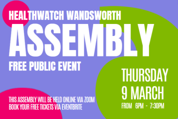 Healthwatch Assembly Banner